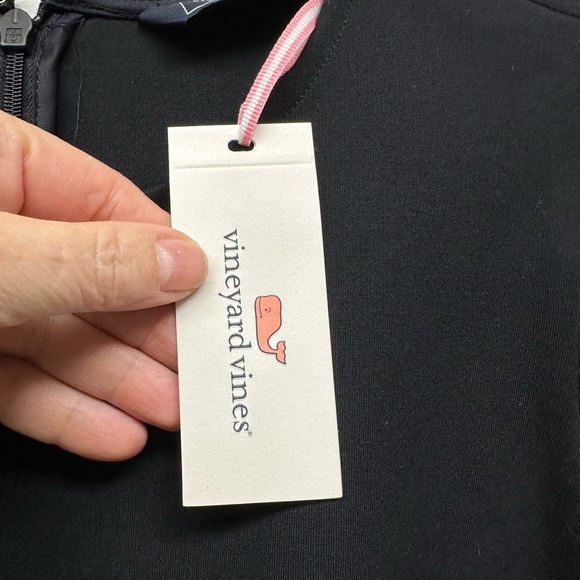 Vineyard Vines Ponte Puff Sleeve Dress – Jet Black – Size M (NWT!) - Picture 5 of 8